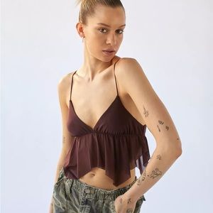 Urban Outfitters Brown Fairy Top Size S